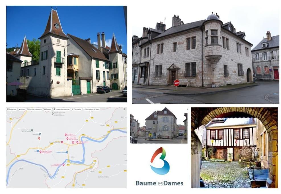 Appartement Meuble Duplex T3. Baume-les-Dames Kültér fotó